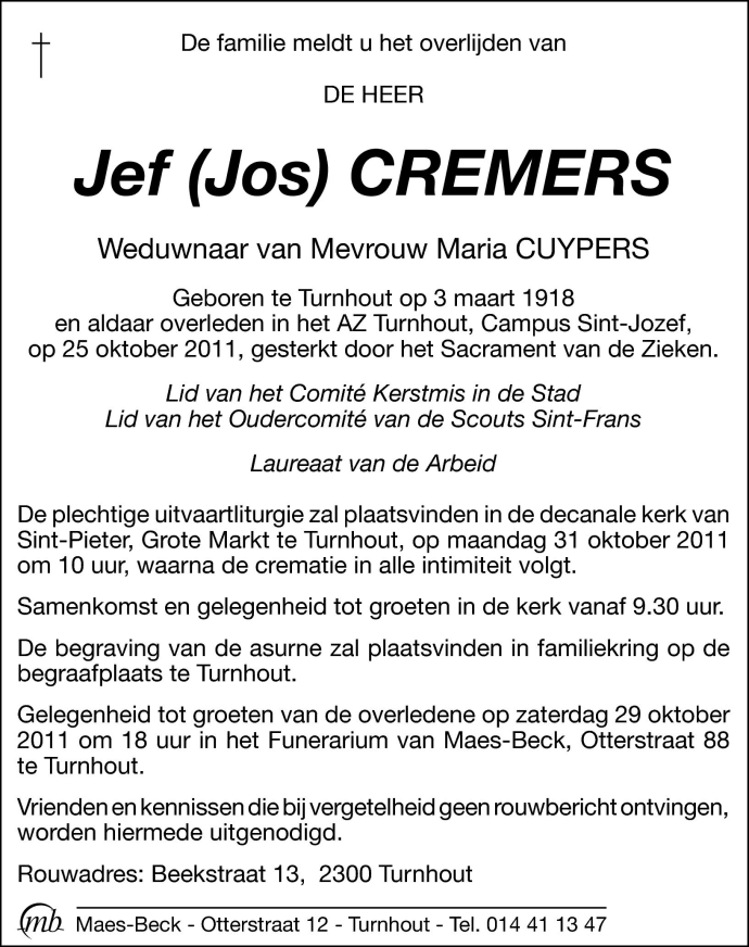 Jef Cremers