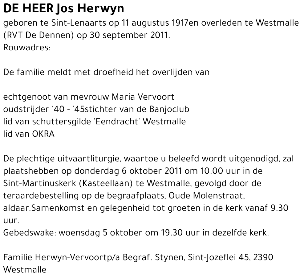 Jos Herwyn