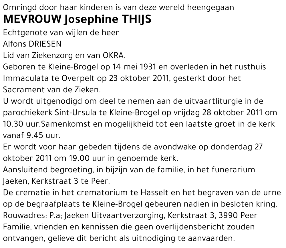 Josephine Thijs