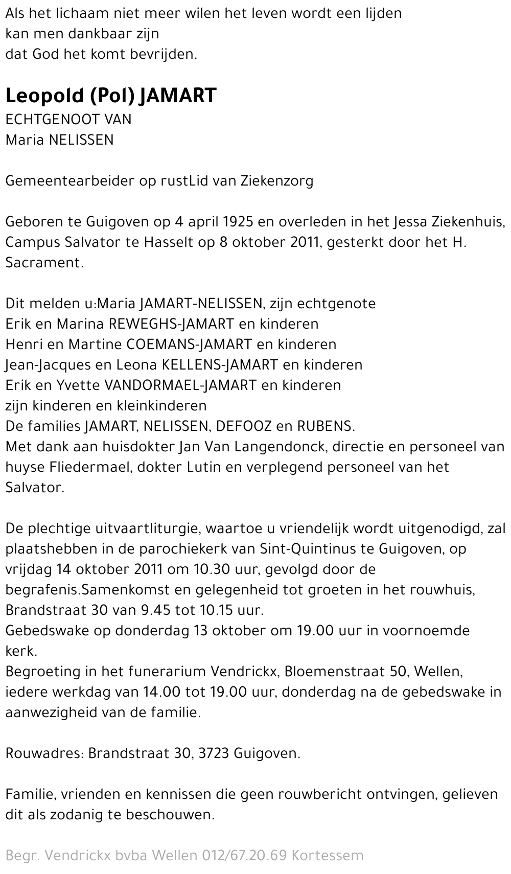 Leopold (Pol) JAMART