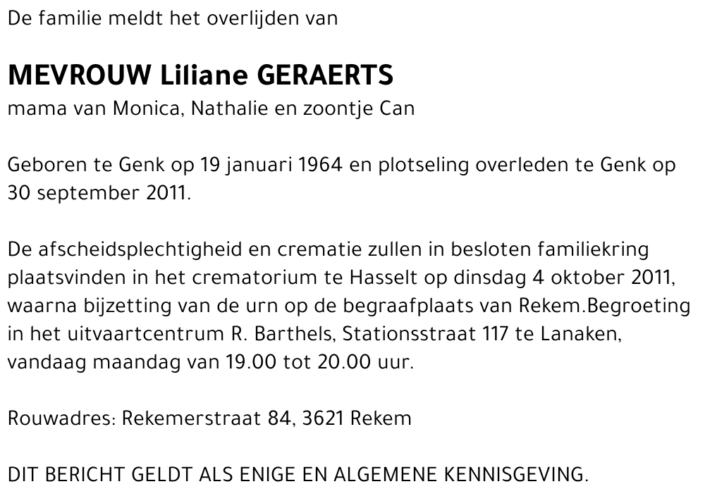Liliane Geraerts