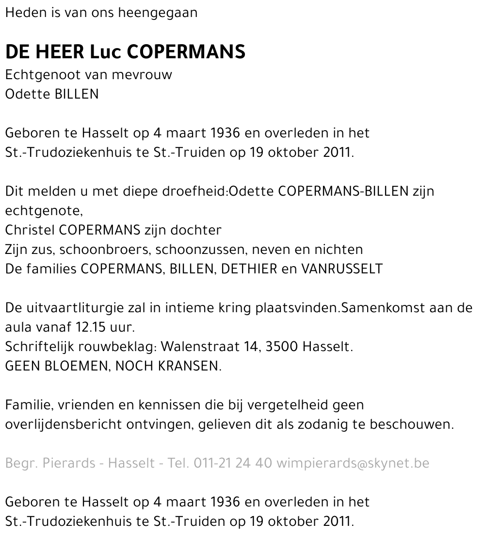 Luc Copermans