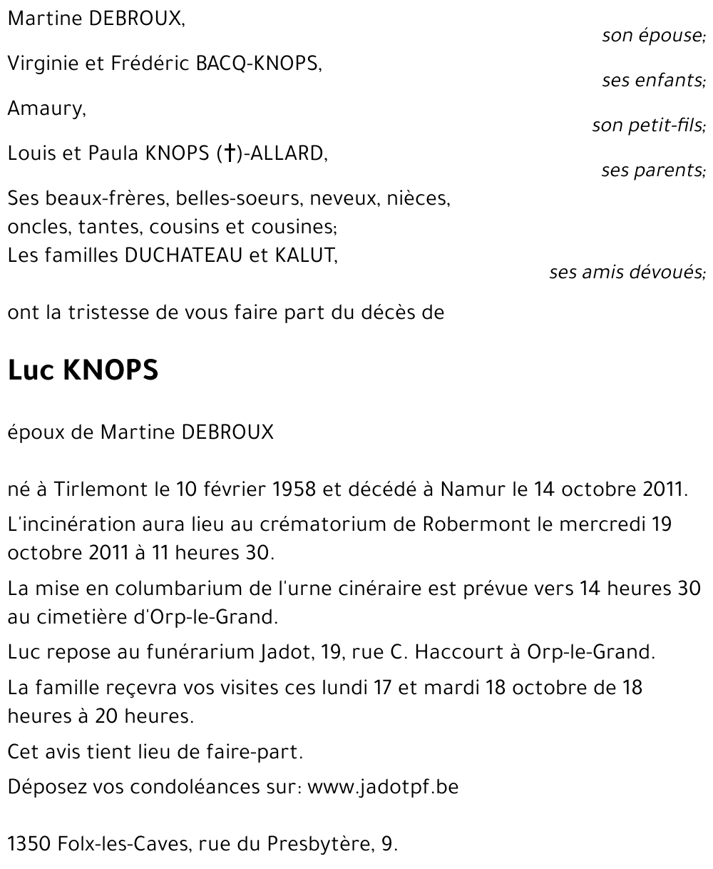 Luc KNOPS