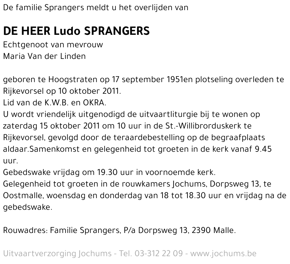 Ludo Sprangers