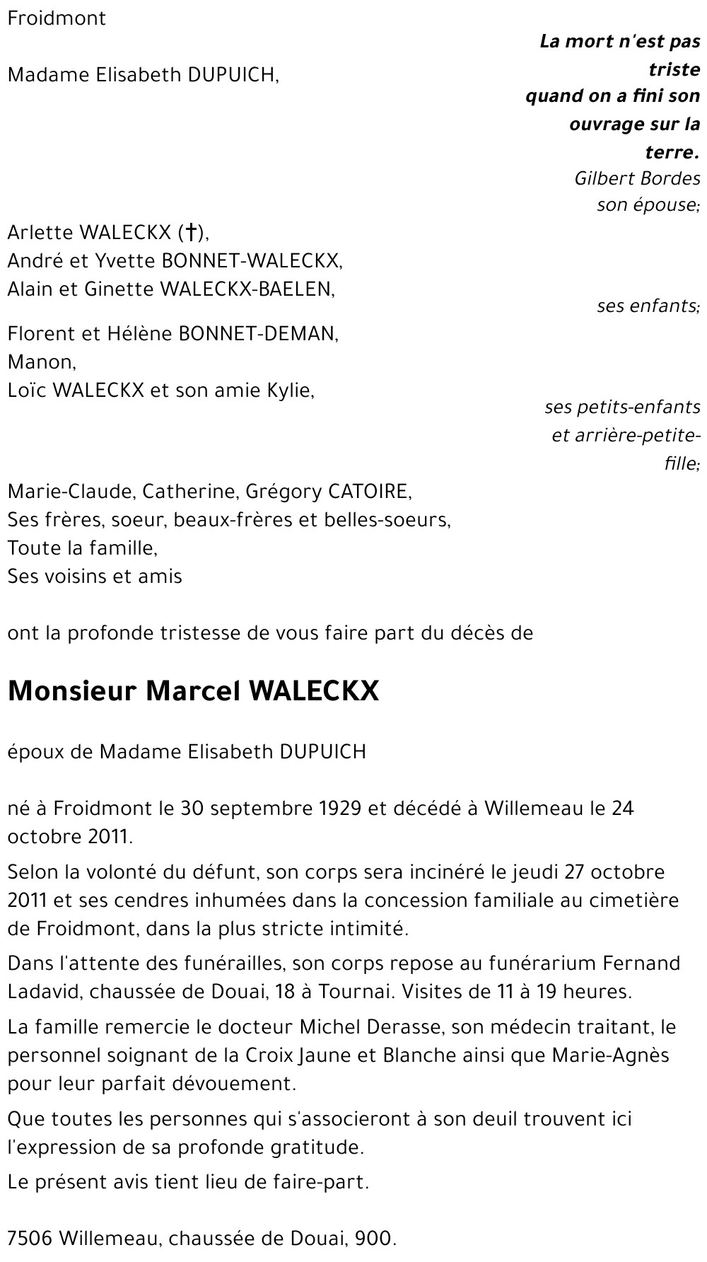Marcel WALECKX