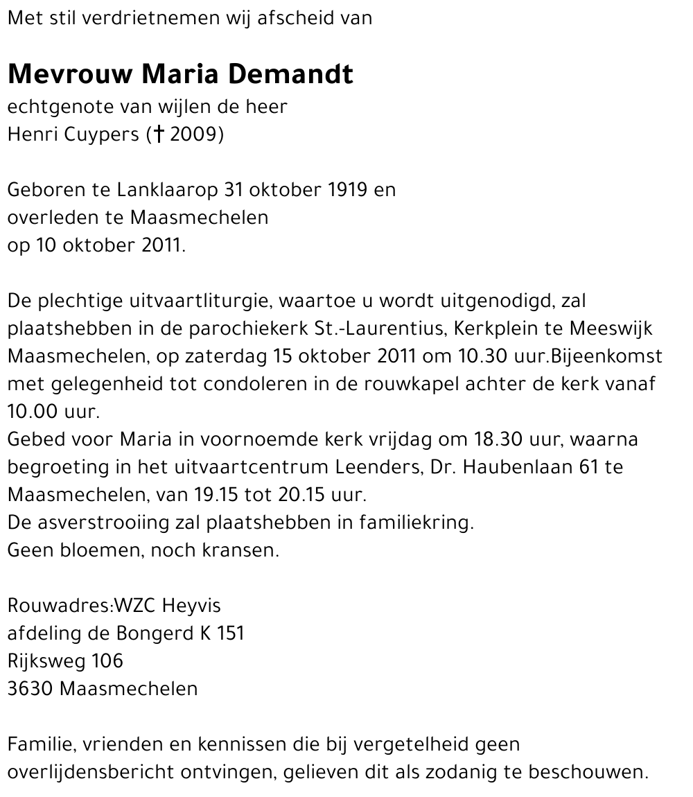 Maria Demandt