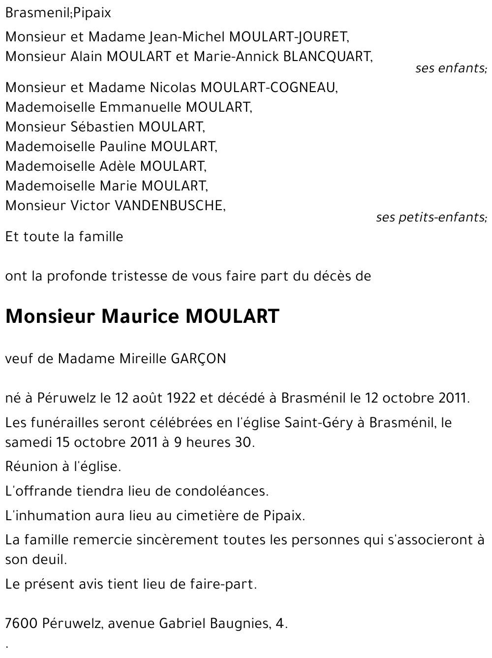 Maurice MOULART