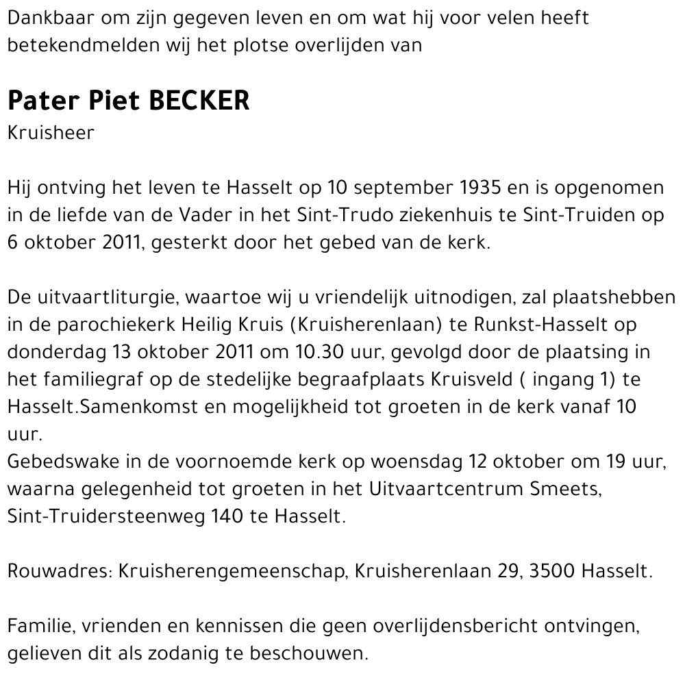 Piet Becker