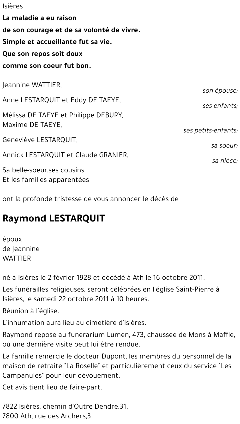 Raymond Lestarquit