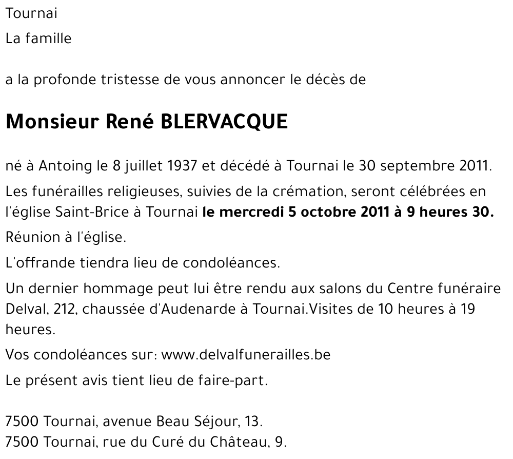 René BLERVACQUE