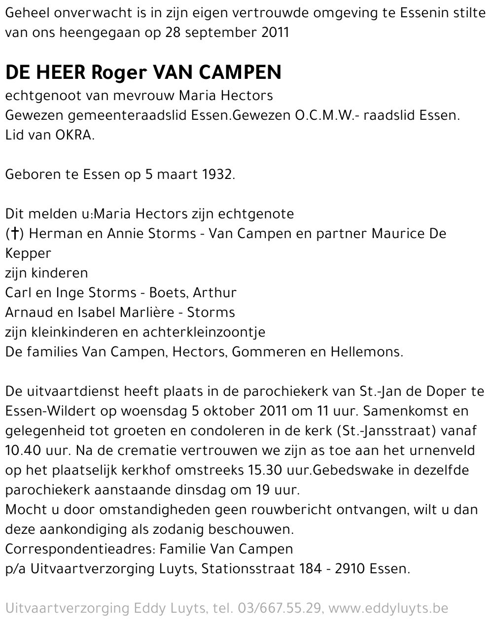Roger Van Campen