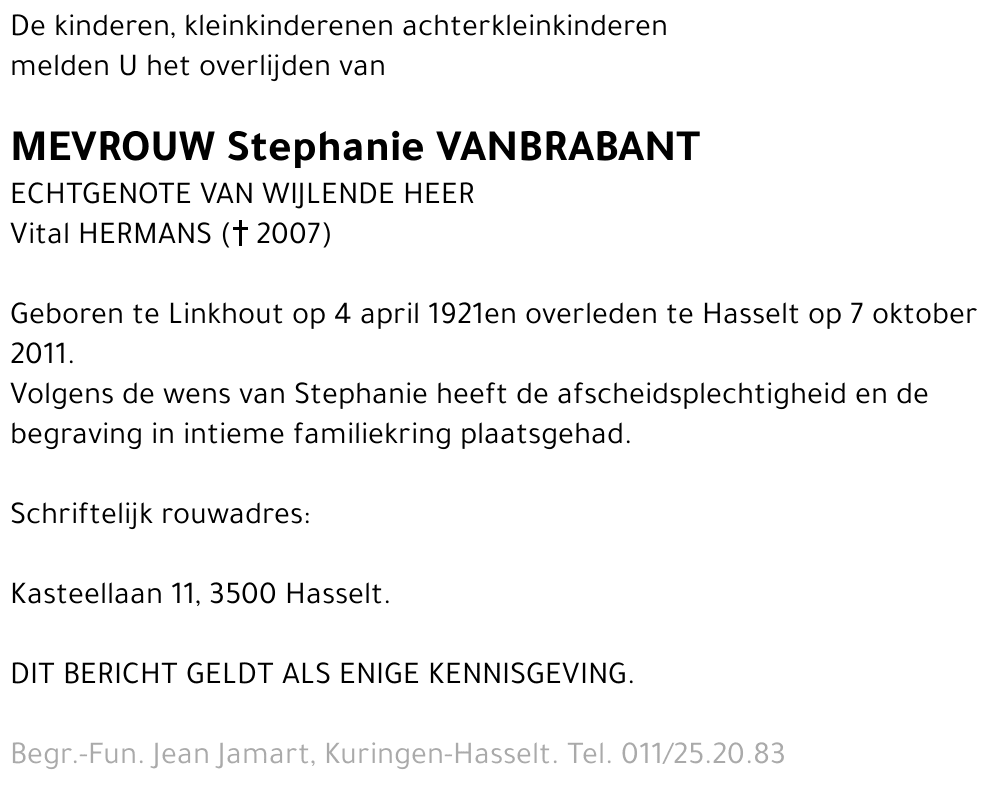 Stephanie Vanbrabant