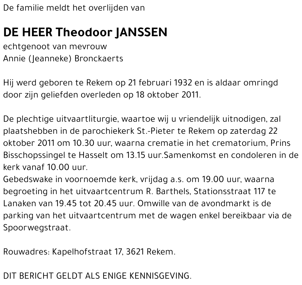 Theodoor Janssen