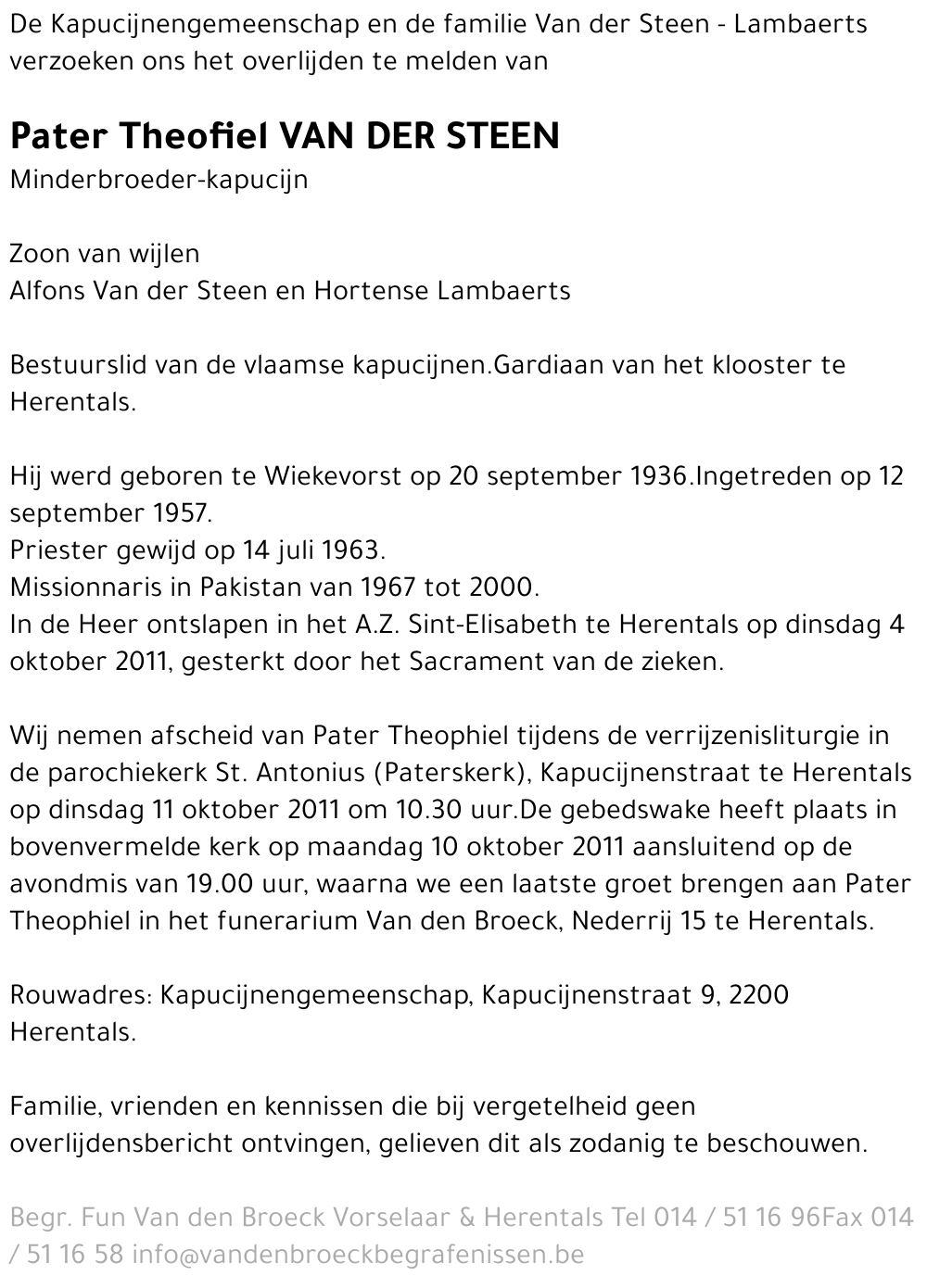 Theofiel Van der Steen