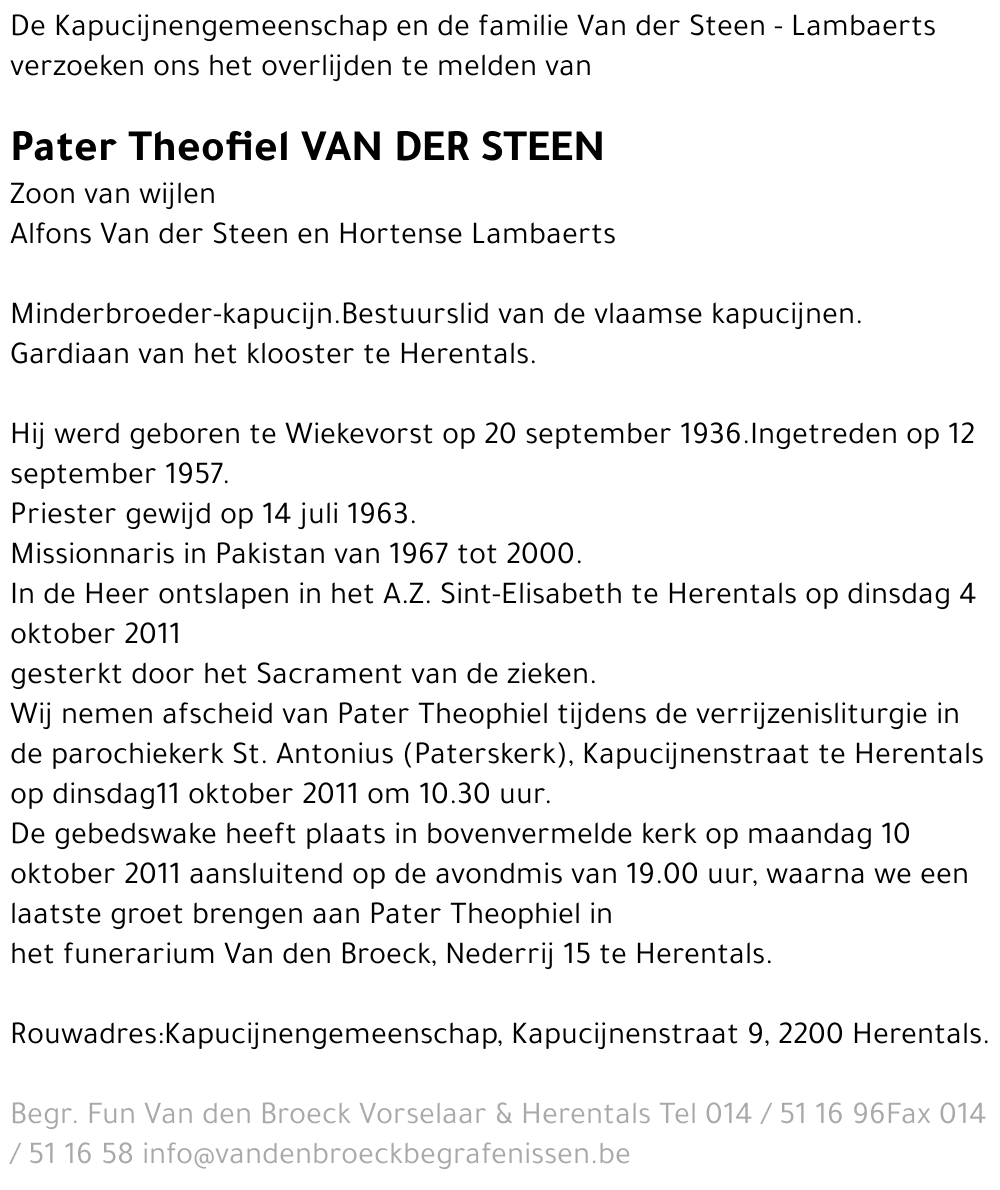 Theofiel Van der Steen