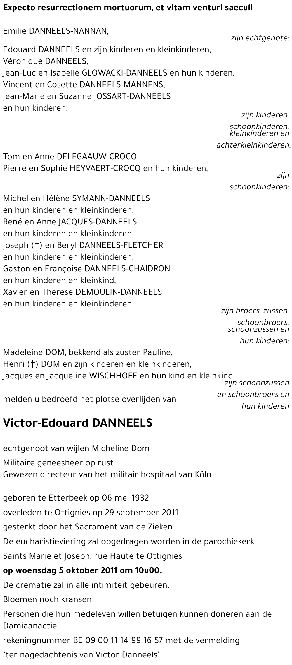 Victor-Edouard DANNEELS