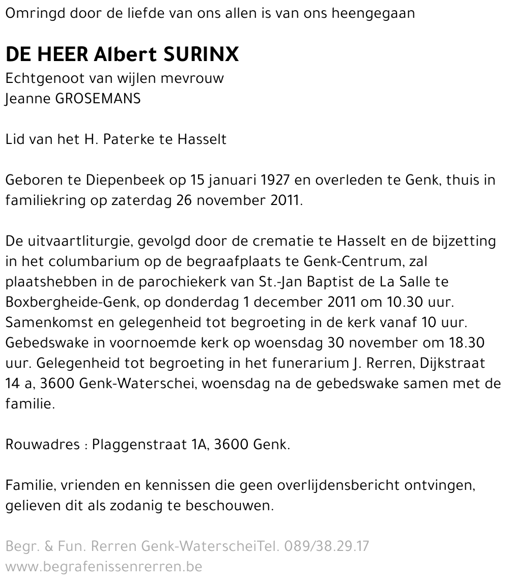 Albert Surinx