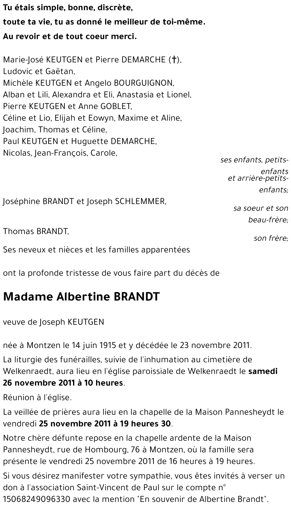 Albertine BRANDT
