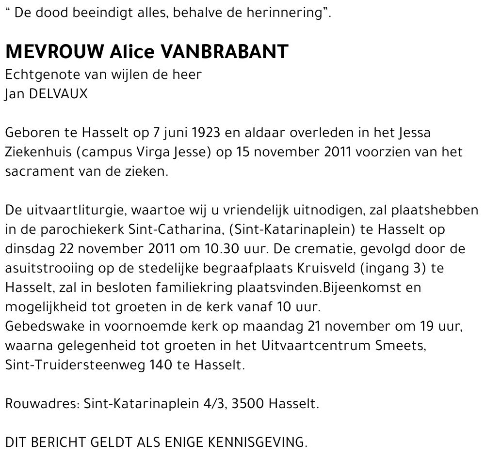 Alice Vanbrabant
