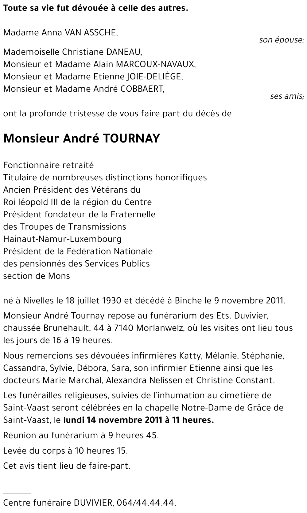 André TOURNAY