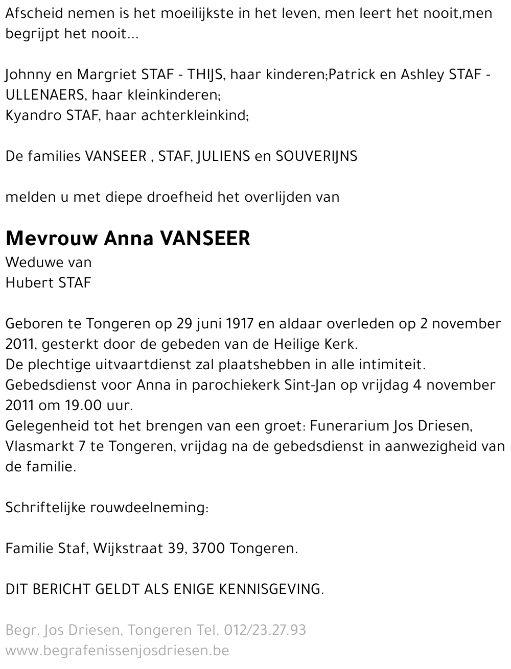 Anna Vanseer