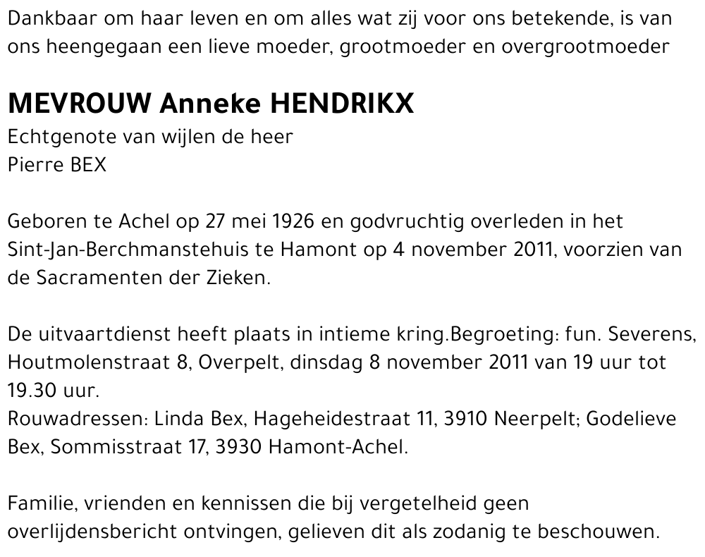 Anneke Hendrikx