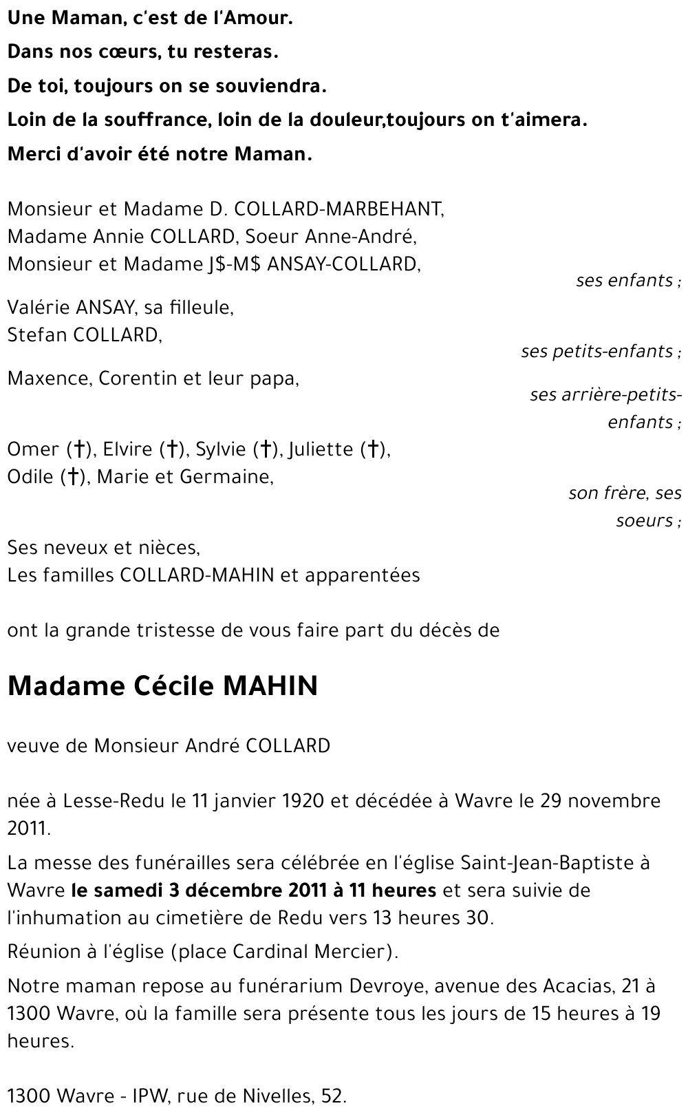 Cécile MAHIN