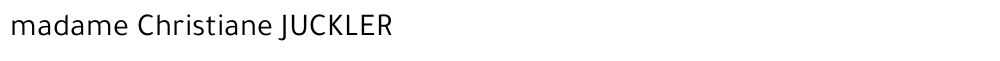 Christiane JUCKLER
