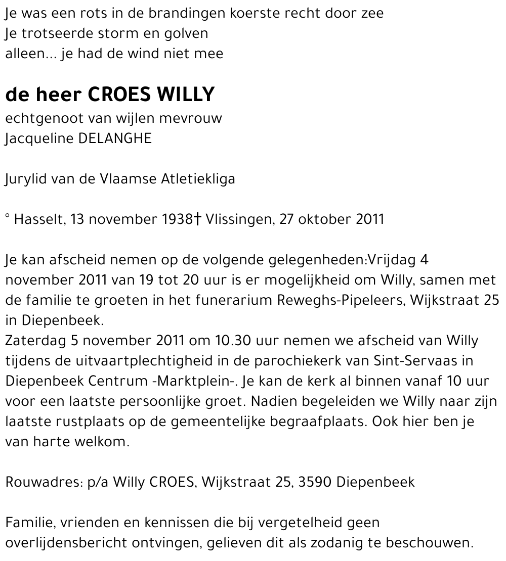 CROES Willy