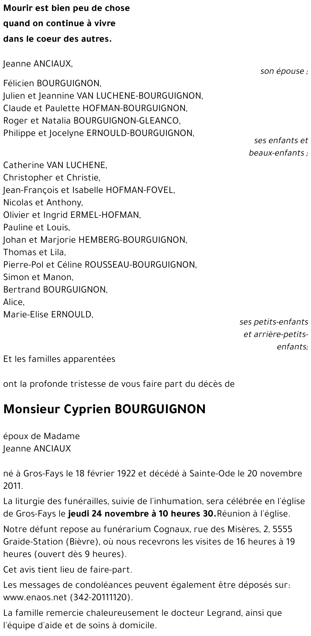 Cyprien BOURGUIGNON