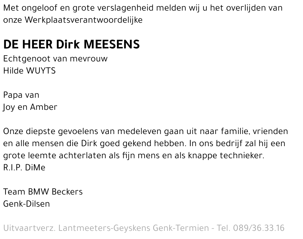 Dirk MEESENS