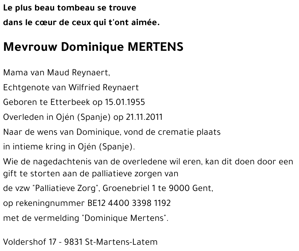 Dominique I.C.C. MERTENS