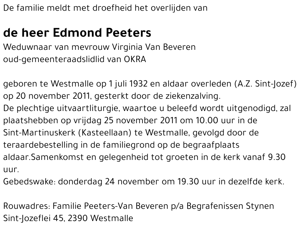 Edmond Peeters