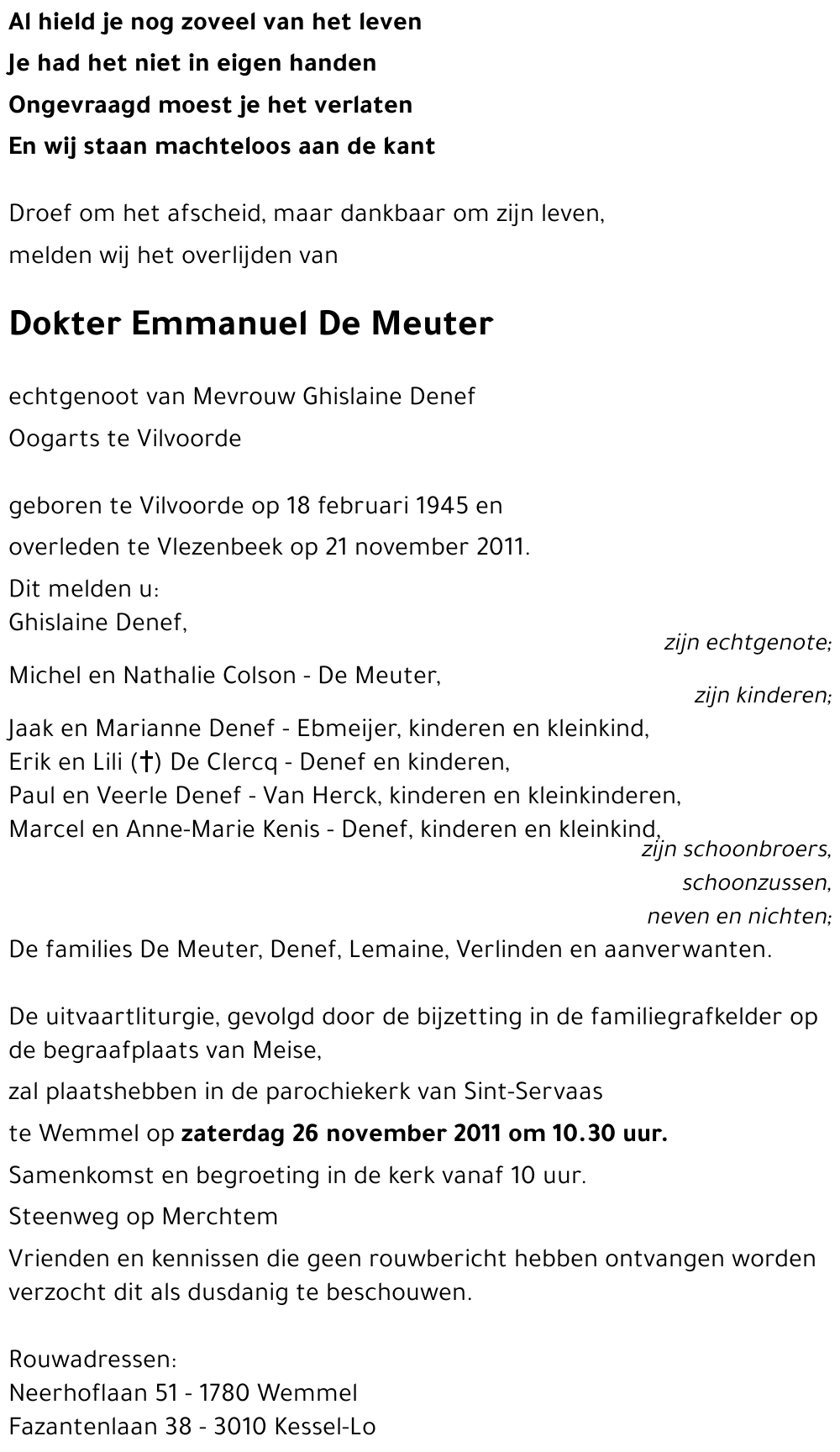Emmanuel De Meuter