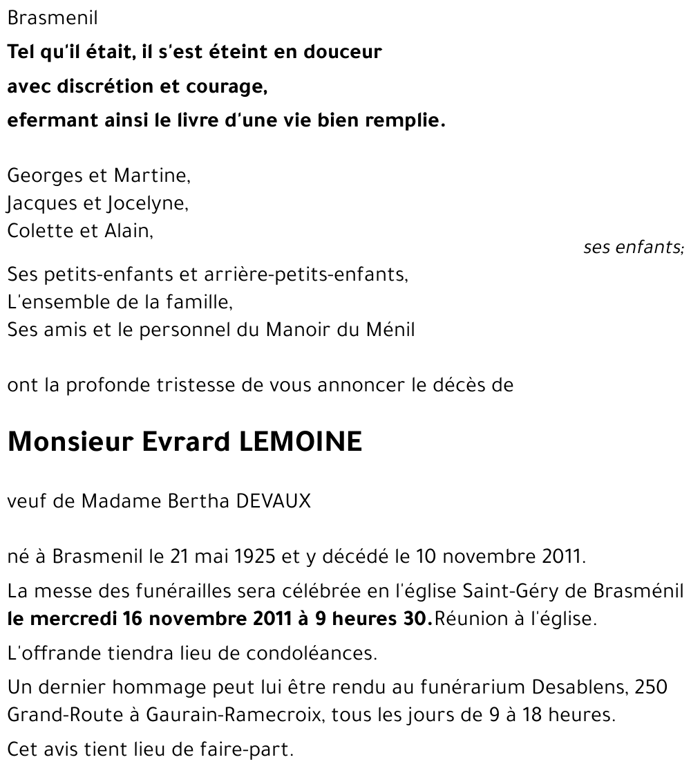Evrard LEMOINE