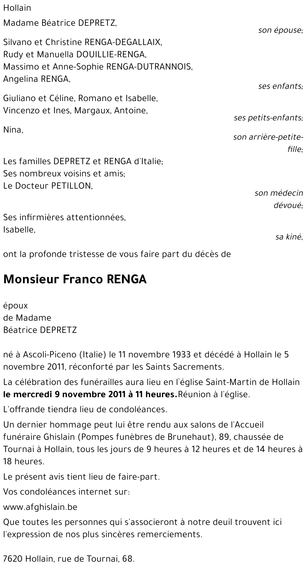 Franco RENGA
