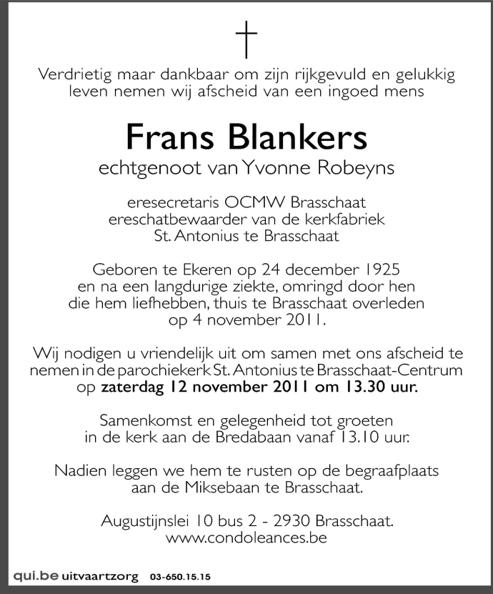 Frans Blankers