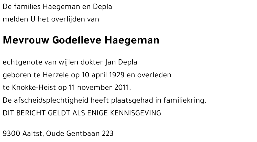 Godelieve Haegeman