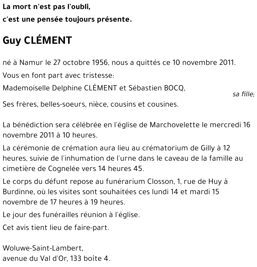 Guy CLEMENT