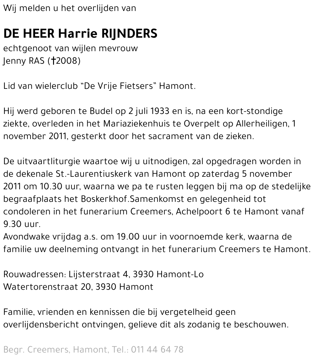 Harrie Rijnders