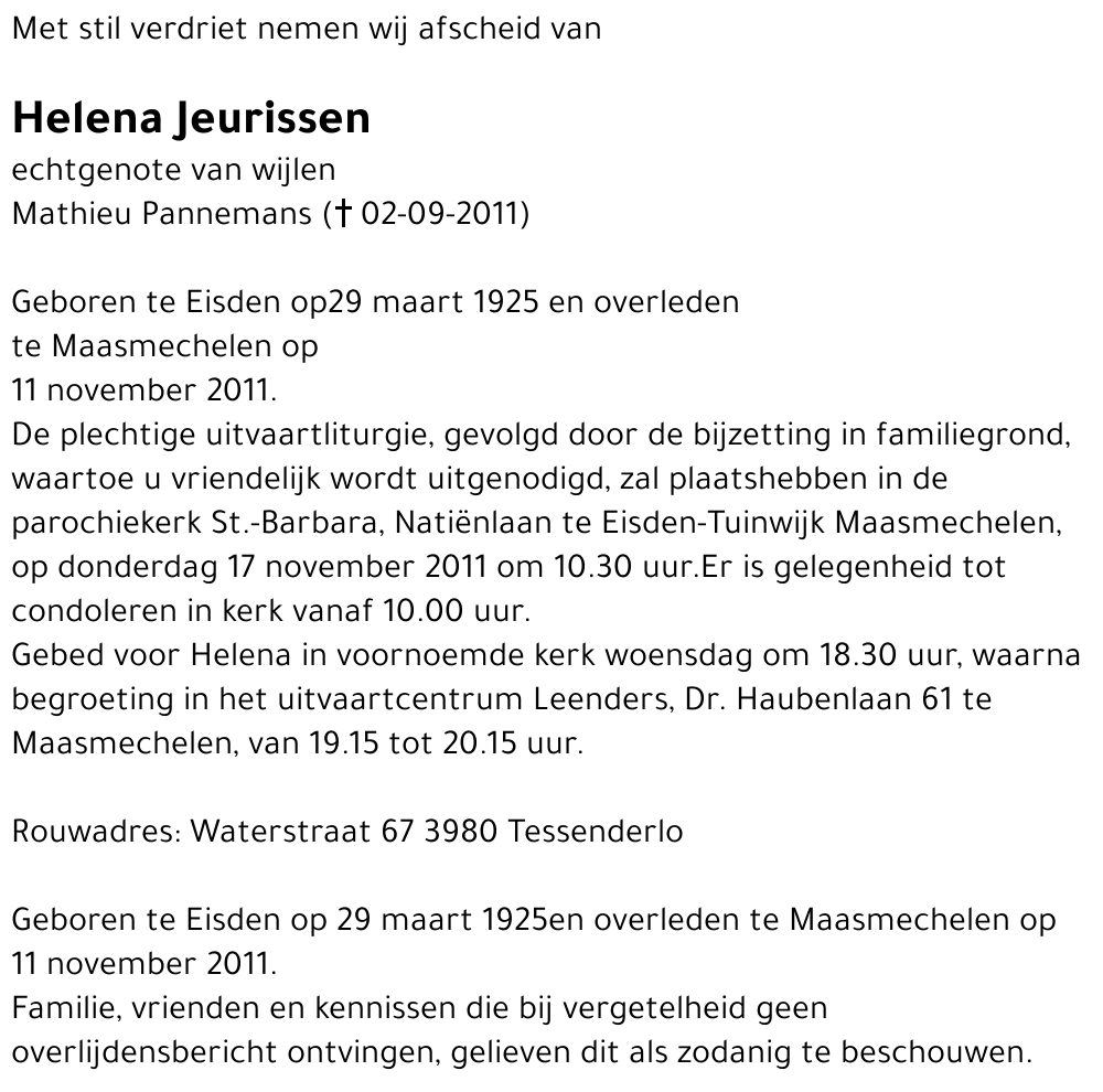 Helena Jeurissen
