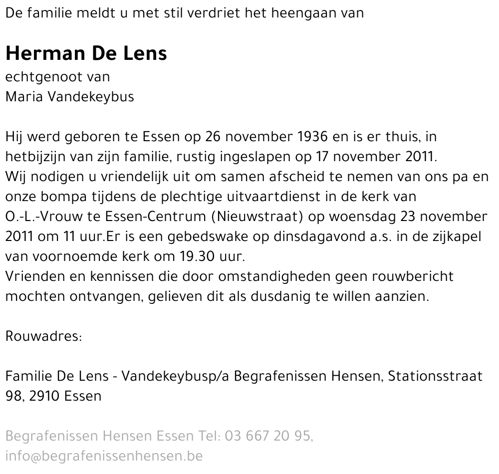 Herman De Lens