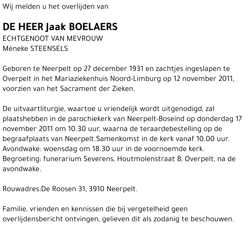 Jaak Boelaers