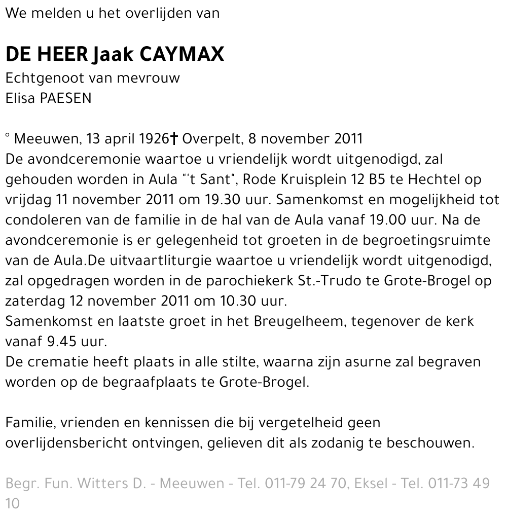 Jaak Caymax