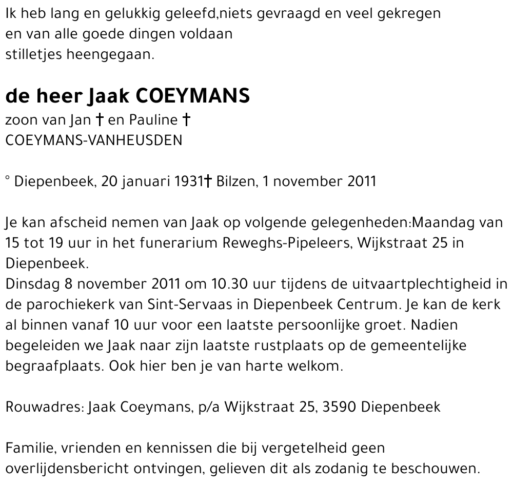 Jaak Coeymans