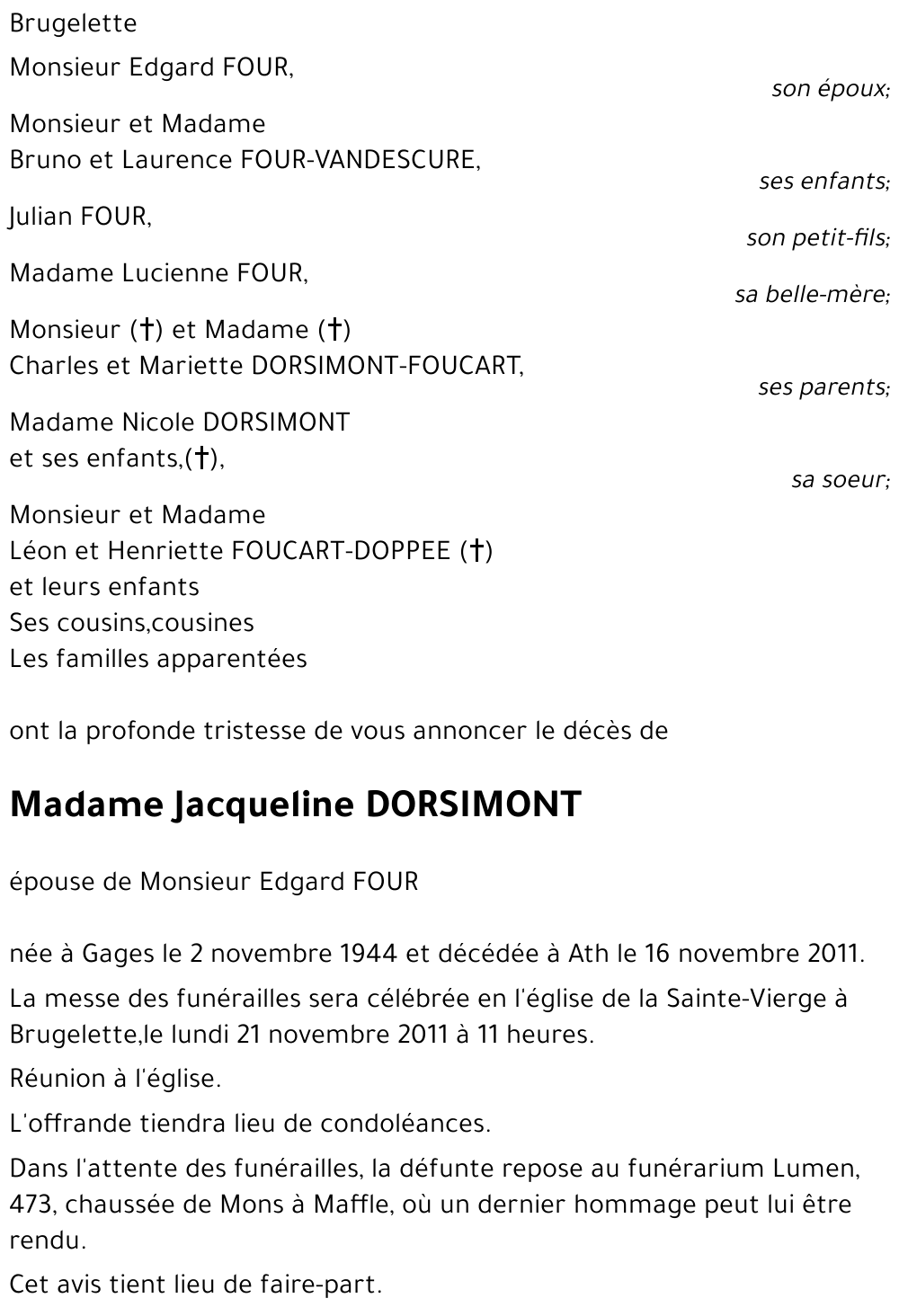 Jacqueline Dorsimont