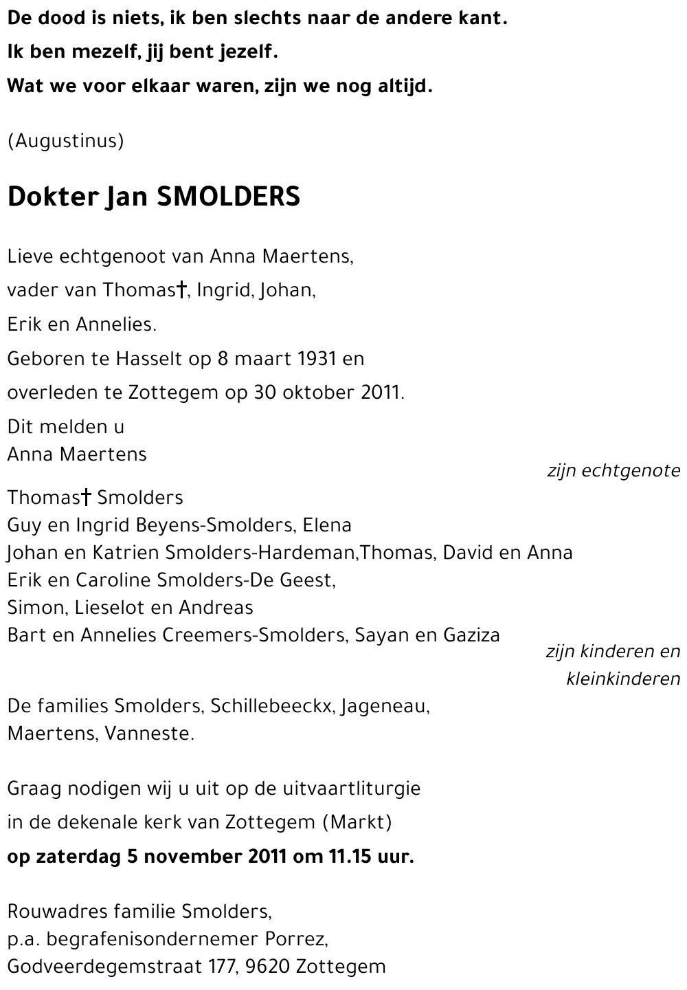 Jan SMOLDERS