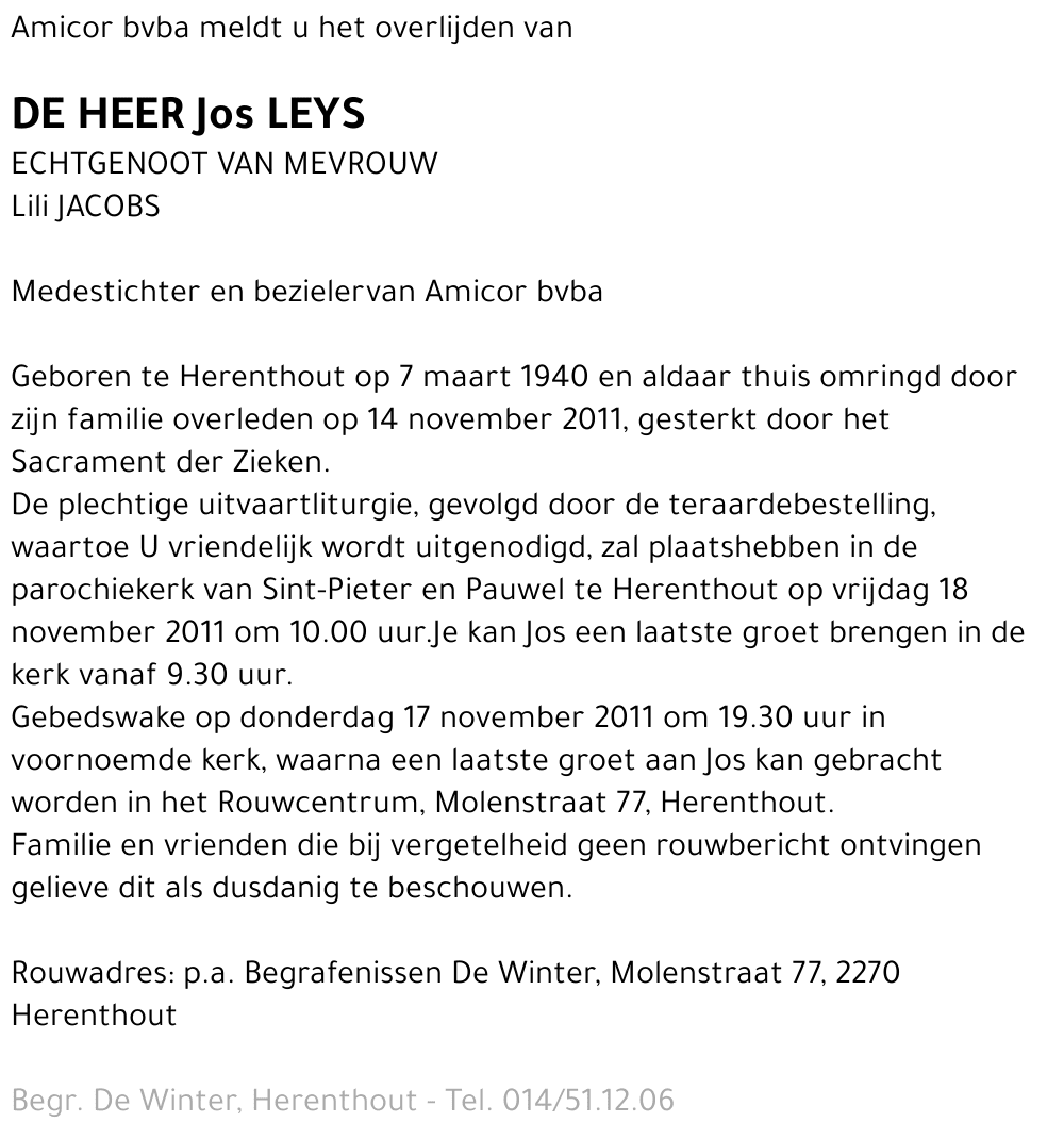 Jos Leys