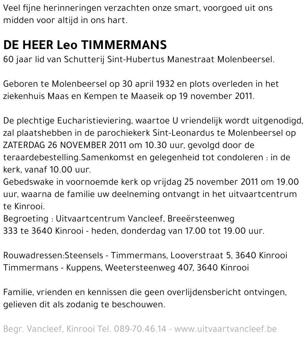 Leo Timmermans