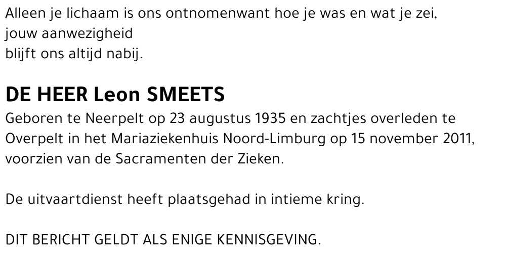 Leon Smeets